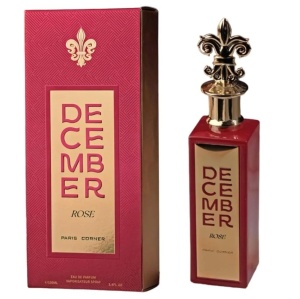 Paris Corner December Rose, Apa de Parfum, Unisex, 85 ml