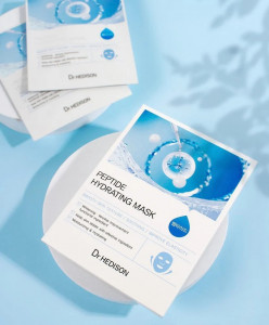 Patch-uri pentru frunte si ochi Peptide Hydrating Mask Dr Hedison, 10 x 25 g