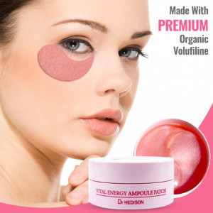 Patchuri cu volufiline anti-cearcane Dr Hedison Vital Energy, 60 bucati - Img 2