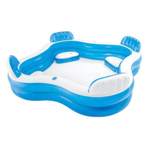 Piscina gonflabila pentru copii Intex Family Lounge, 229 x 229 x 66 cm