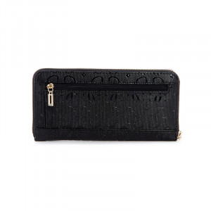 Portofel Guess Chic Shine Slg Lrg Zip Around Black - Img 3