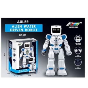 Robot inteligent pentru copii, Alien Water Driven Cu telecomanda, Expresii faciale, Sunete si lumini, Ariculatii mobile