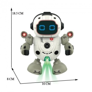 Robot Interactiv cu Lumini si Sunete, Dance Robot, Jucarie Educativa pentru Copii