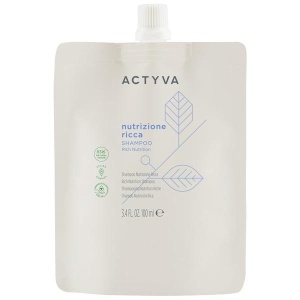Sampon de Hidratare Intensa - Kemon Actyva Nutrizione Ricca Shampoo Pouch Bag, 100 ml