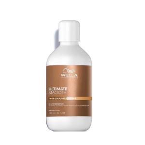Sampon hidratant pentru par uscat si lipsit de stralucire cu Squalane & Omega 9 Ultimate Smooth, 100 ml, Wella Professionals