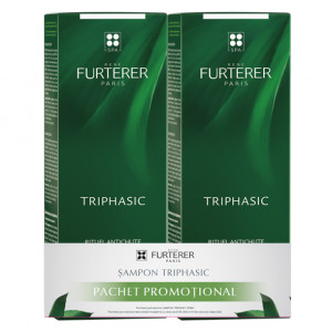 Pachet Sampon Rene Furterer Triphasic, 200 ml + 200 ml