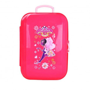 Set accesorii de frumusete pentru fetite, depozitate in gentuta cu maner, 21 piese - Img 2