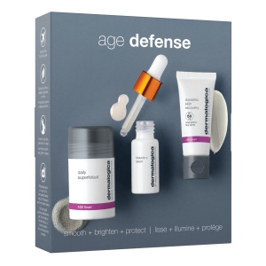 Set Age Defence Dermalogica, Pudra Exfolianta Anti-Poluare Daily Superfoliant, 13 g + Ser Biolumin-C cu Vitamina C pentru Luminozitate, 10 ml + Crema Hidratanta Dynamic Skin cu SPF 50, 12 ml - Img 2