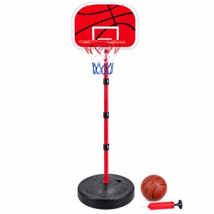 Set baschet pentru copii, cos cu suport, inaltime 177 cm, minge si pompa incluse - Img 3