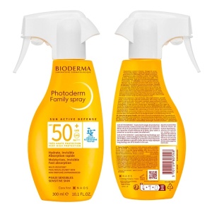 Set Bioderma Photoderm protectie solara SPF 50+ – Lapte pentru copii 200 ml, Fluid mineral 75 g, Spray pentru piele sensibila 300 ml