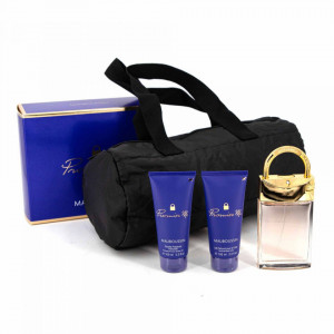 Set Cadou Mauboussin Promise Me, Apa de parfum 100 ml + Gel de dus 100 ml + Lotiune de corp 100 ml + Geanta neagra