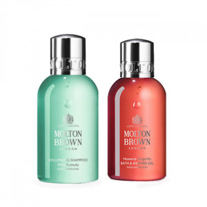 Set Cadou Molton Brown, Gel de dus Gingerlily, Sampon de volum Kumudu 