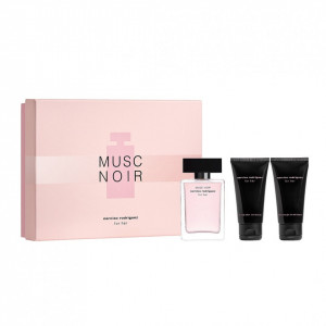Set cadou Narciso Rodriguez Musc Noir  100 ml Apa de Parfum + 50 ml Lotiune de Corp + 50 ml gel de dus