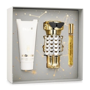 Set Cadou Paco Rabanne Fame, Apa de Parfum, Femei, 80 ml + Lotiune de corp, 100 ml + Apa de Parfum, 10 ml