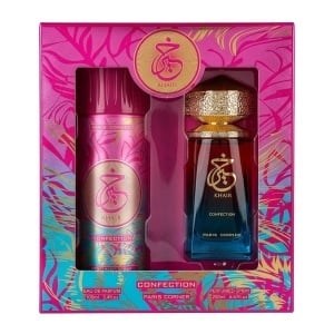Set cadou Paris Corner Khair Confection, Femei, Apa de Parfum, 100 ml + Deodorant Spray, 200ml