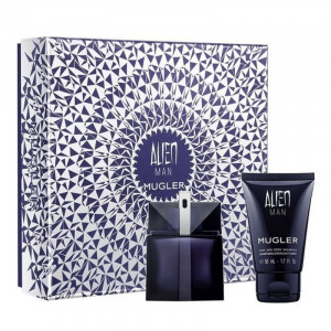 Set cadou Thierry Mugler Alien Man 50 ml Apa de Toaleta + 50 ml Gel de Dus