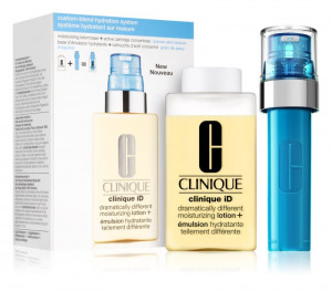 Set Clinique iD for Uneven Skin Tone pentru ten uscat si pori dilatati