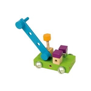 Set de Constructie Scaun din Lemn pentru Copii, Joc Educational si Creativ