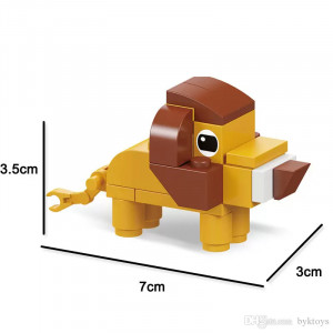 Set de construit 12 in 1 - Regatul Animalelor