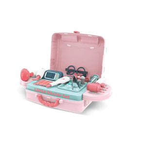 Set de joaca doctor 3 in 1 Little Doctor cu accesorii, roz