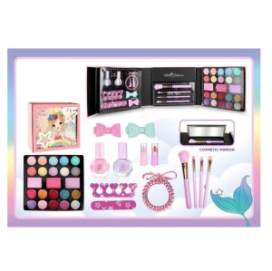 Set de machiaj si accesorii pentru copii - Gama variata de culori si ustensile