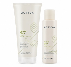 Set de restructurare Kemon Actyva Nuova Fibra, Masca 200 ml + Crema 100ml