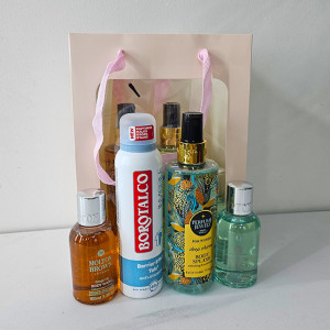 Set Deep Intuition, unisex, Spray de Corp Eyup 250 ml, Deodorant Borotalco Invisible 150ml, Gel de dus Gingerlily 100ml, Sampon de volum Kumudu 100 ml - Img 2