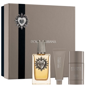 Set Dolce&Gabbana Devotion pour Homme, Apa de Parfum, 100 ml + Gel de dus, 50 ml + Deo stick, 75 ml