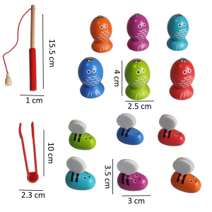 Set Educativ logaritmic Montessori din Lemn - Multifunctional 4 in 1