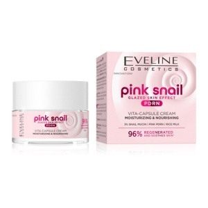 Set Eveline Pink Snail PDRN – Crema 50 ml + Gel Curatare Ten 150 ml