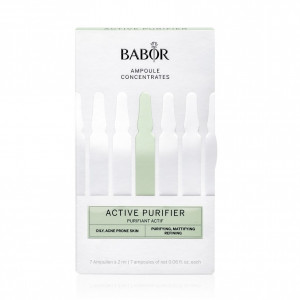 Set Fiole Babor Active Purifier cu efect anti-acnee, 7 x 2 ml