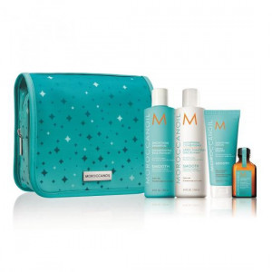 Set pentru parul indisciplinat Holiday Smoothing Moroccanoil