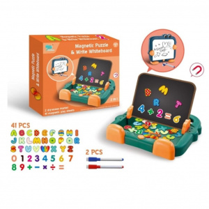 Set Tabla Magnetica 2 in 1 pentru Copii - Include Litere si Numere, Ideal pentru Invatare si Desen