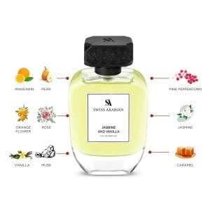 Swiss Arabian Jasmin and Vanilla, Apa de Parfum, Unisex