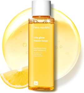 Toner facial hidratant si iluminator cu niacinamida Face Republic, Vita Glow Niacin Toner, 160 ml