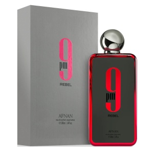 Afnan 9 PM Rebel, Apa de Parfum, Unisex, 100 ml