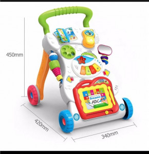 Antepremergator pentru bebelusi Smart Baby cu tablita de scris 3 in 1 - Img 4