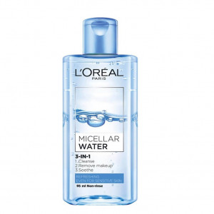 Apa Micelara L`Oreal Micellar Water 3-in-1 Refreshing, 95 Ml