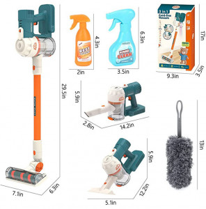 Aspirator vertical de jucarie 3in, cu sunete si lumini