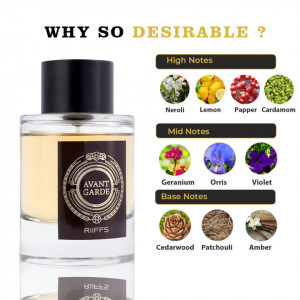 Avant Garde, Riiffs, Apa de Parfum, Barbati, 100ml - Img 3