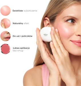 Balsam buze si obraji, Neo Make Up Intense Serum Lip&Cheek Balm, 5g