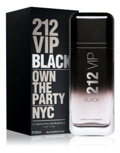 Carolina Herrera 212 VIP Black Men, Apa de parfum, 200 ml