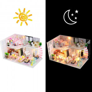 Casuta De Asamblat DIY Anna, in miniatura, Joc interactiv, educational