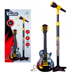 Chitara electronica RockStar cu microfon - Img 1