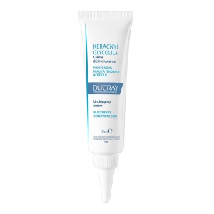 Crema calmanta anti-imperfectiuni pentru tenul cu tendinta acneica Keracnyl Glycolic Control Keracnyl, 30 ml, Ducray