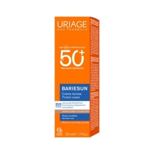 Crema coloranta cu protectie solara SPF50+ Fair Bariesun, 50 ml, Uriage