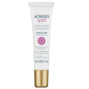 Crema colorata pentru cicatrici post-acneice Acnises Spot, Sesderma