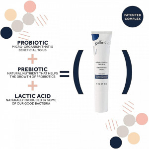 Crema contur ochi Gallinee Probiotic Eye Contour Cream, 15 Ml - Img 2