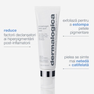 Crema exfolianta Dermalogica PowerBright – tratament anti-pete pigmentare pentru fata si gat, 50 ml