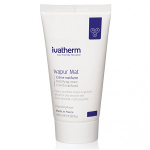 Crema matifianta pentru piele sensibila, mixta sau grasa Ivapur Mat, Ivatherm